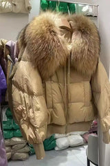 Fur Collar Puffer Jacket