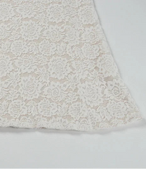 Lace fabric with a subtle pattern
