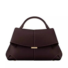 Structured Flap Top-Handle Bag – Sculpted Minimal Edition