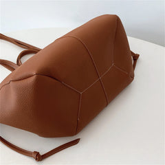 Soft PU Leather Shoulder Tote | Large Capacity Designer Bag for Women