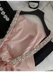 Embellished Strap A-Line Mini Dress