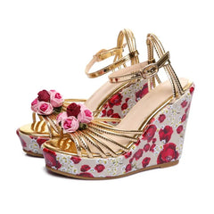Embellished Platform Stiletto Heels