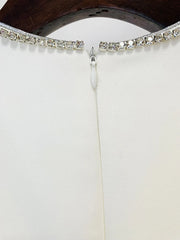 Rhinestone Embellished Cutout Jumpsuit