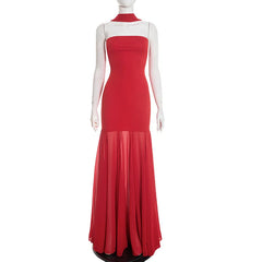 Strapless Chiffon Maxi Dress with Shawl