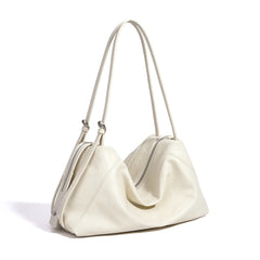 Soft Leather Pillow Shoulder Bag