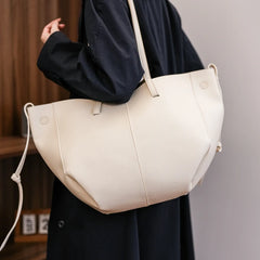 Soft PU Leather Shoulder Tote | Large Capacity Designer Bag for Women
