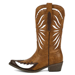 Pointed Toe Embroidered Cowgirl Boots