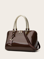 Large Capacity Structured Satchel Bag