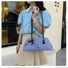 Gingham Pattern Shoulder Bag