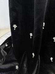 Embellished Velvet Mermaid Dress