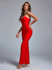 Strapless Body-Con Maxi Dress
