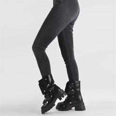 Chunky Platform Foldover Boots
