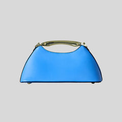 Trapezoid Top Handle Bag with Metal Bar