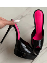 Pointed Toe Platform Stiletto Heels