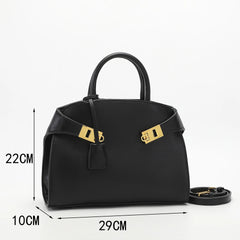 Structured Top Handle Satchel Bag
