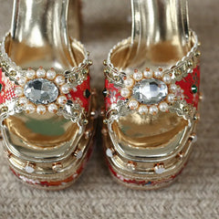 Embellished Platform Stiletto Heels