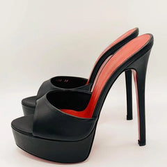 Pointed Toe Platform Stiletto Heels