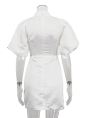 White dress on a mannequin -back