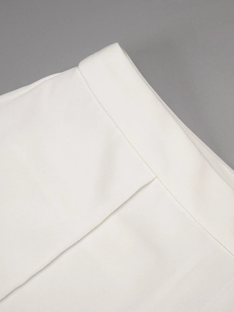 Close-up of a white fabric with a gray background