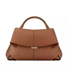 Structured Flap Top-Handle Bag – Sculpted Minimal Edition