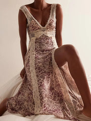 Boho embellished tank dress shown for creative events and weddings