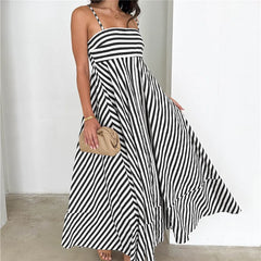 Printed Square Neck Maxi Dress