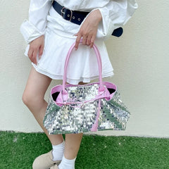 Sparkly Sequin Large Tote Bag