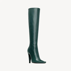 Pointed Slim High Heeled Knee High Boots