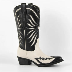Pointed Toe Embroidered Cowgirl Boots