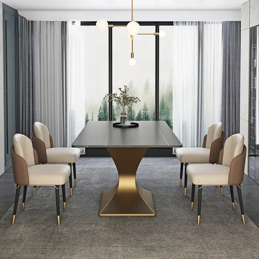 Large Rectangular Dining Table Modern Kitchen Furniture