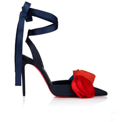 Rose Embellished Stiletto Heels