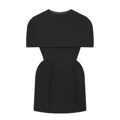 Black dress on a white background