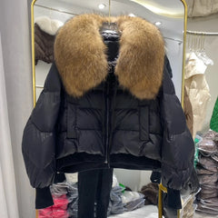 Fur Collar Puffer Jacket