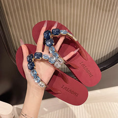 Embellished Wedge Sandals