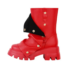 Chunky Platform Foldover Boots