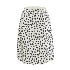 Floral Print A-Line Midi Skirt