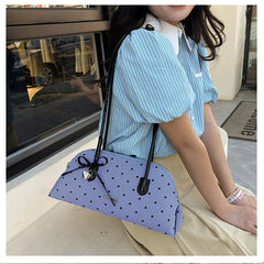Gingham Pattern Shoulder Bag