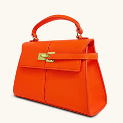 Women's Small Tote & Crossbody Bag With Gold Hardware