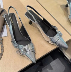 Minimalist white dress shoes on dark textured background