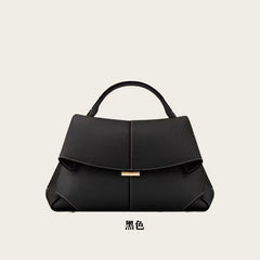 Structured Flap Top-Handle Bag – Sculpted Minimal Edition