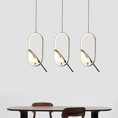 Magpie Bird LED Cord Pendant Lights Indoor Hanging Lamps