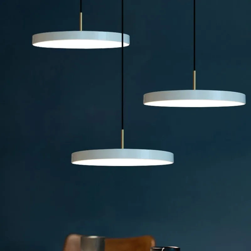 LED Pendant Light 23-40cm Disc Hanging Lamps