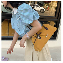 Gingham Pattern Shoulder Bag