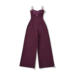 Solid Wide-Leg Jumpsuit
