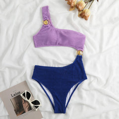One-Piece Swimsuit Ribbed Monokini