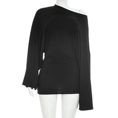 Hollow Open Back Long Sleeve Midi Dress