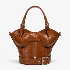 Studded Buckled Corset Bag