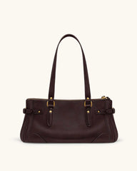 Soft Leather Lock Detail Bag