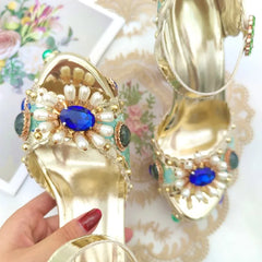 Embellished Platform Stiletto Heels