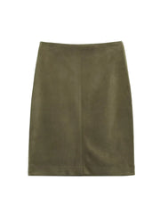 Green skirt on a white background